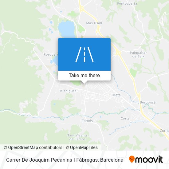 Carrer De Joaquim Pecanins I Fàbregas map