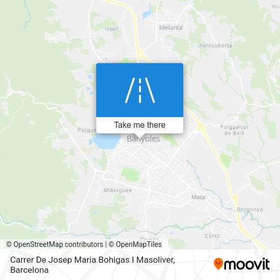 Carrer De Josep Maria Bohigas I Masoliver map