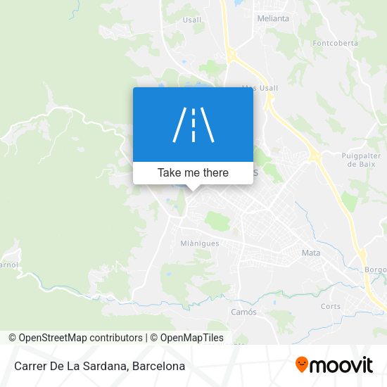 Carrer De La Sardana map
