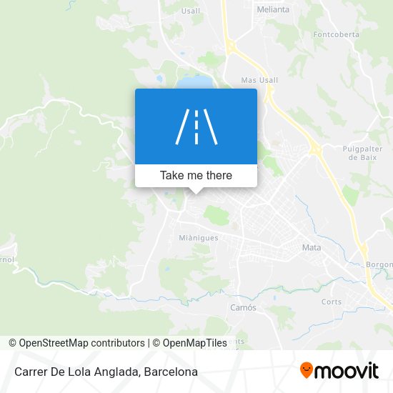 Carrer De Lola Anglada map