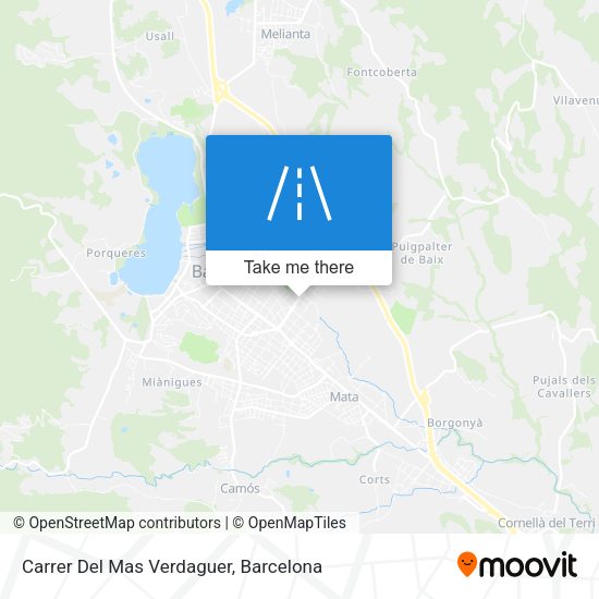 Carrer Del Mas Verdaguer map