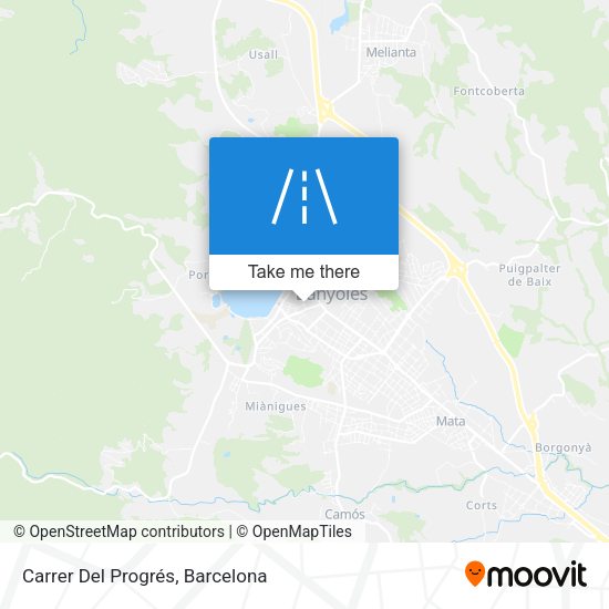 Carrer Del Progrés map