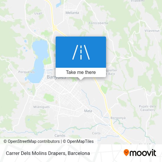 Carrer Dels Molins Drapers map