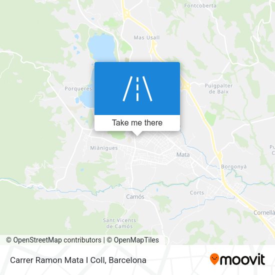 Carrer Ramon Mata I Coll map