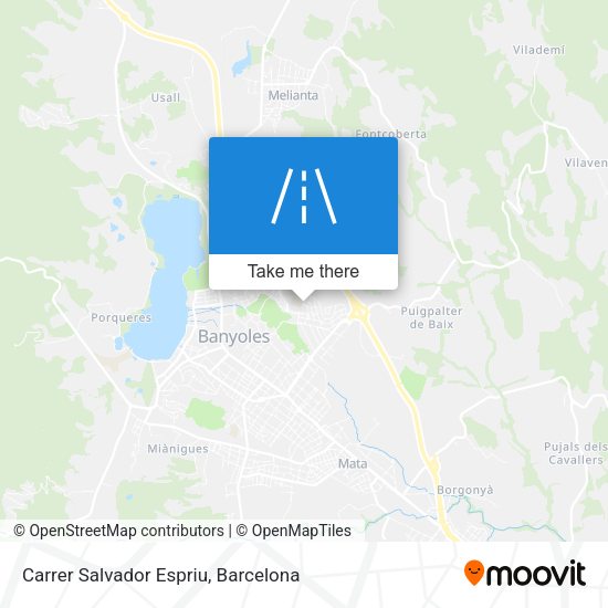 Carrer Salvador Espriu map