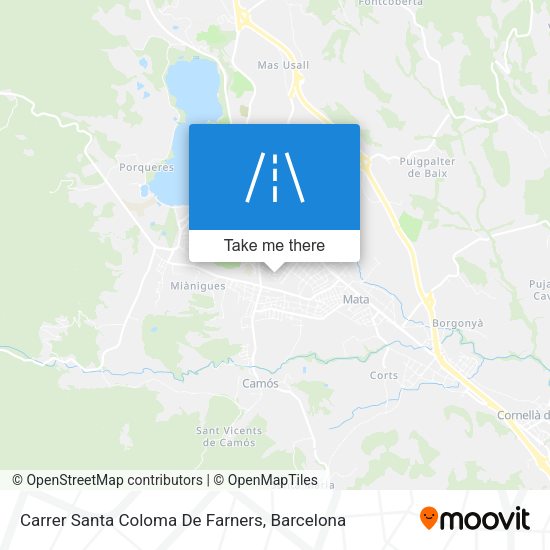 Carrer Santa Coloma De Farners map