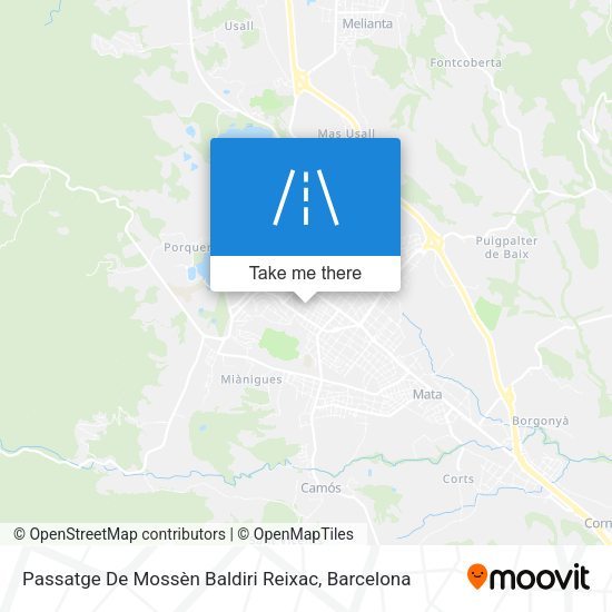 Passatge De Mossèn Baldiri Reixac map