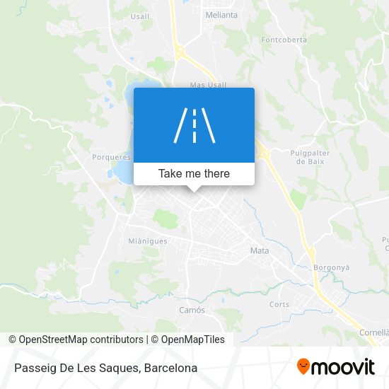 Passeig De Les Saques map