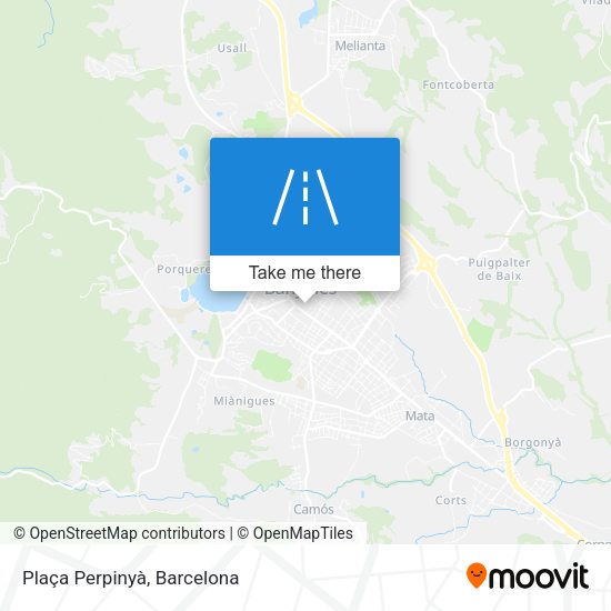 Plaça Perpinyà map