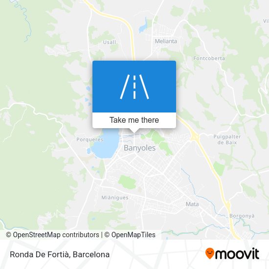 Ronda De Fortià map