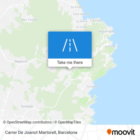 Carrer De Joanot Martorell map
