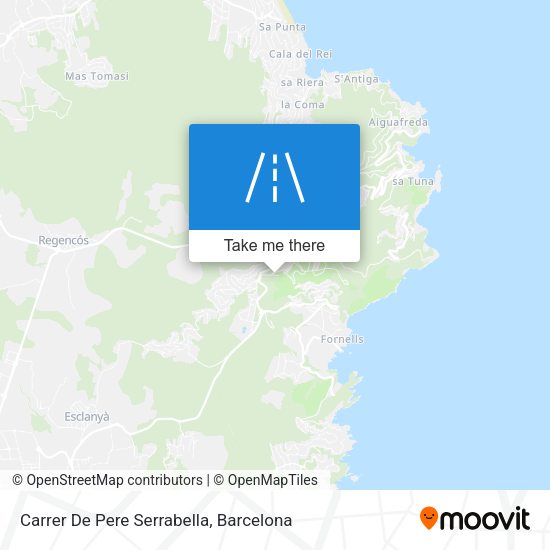 Carrer De Pere Serrabella map