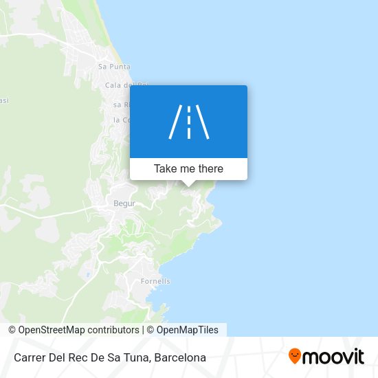 Carrer Del Rec De Sa Tuna map