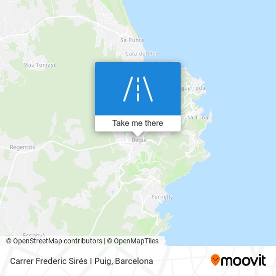 mapa Carrer Frederic Sirés I Puig