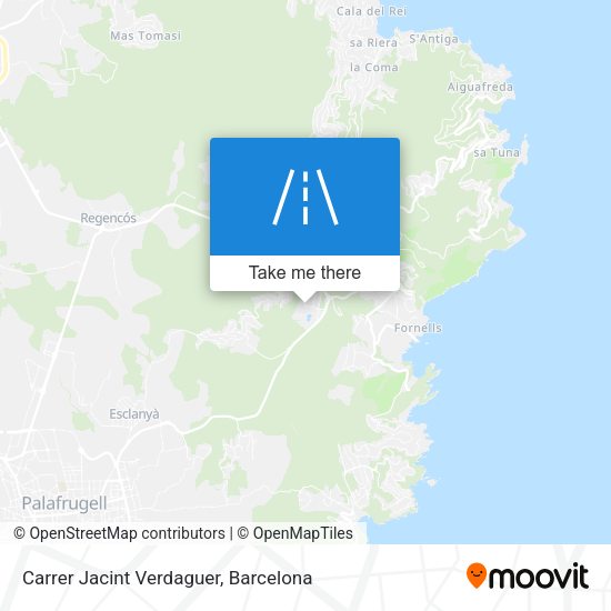 Carrer Jacint Verdaguer map