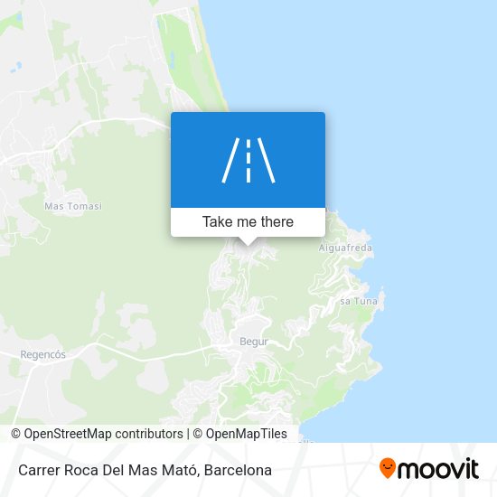 Carrer Roca Del Mas Mató map