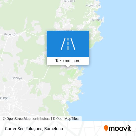 Carrer Ses Falugues map
