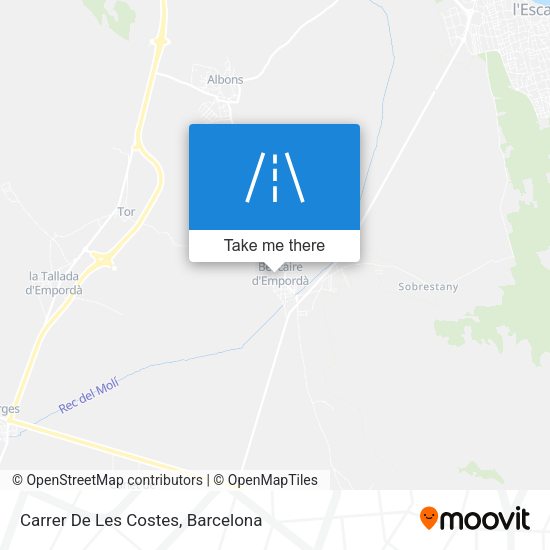 Carrer De Les Costes map