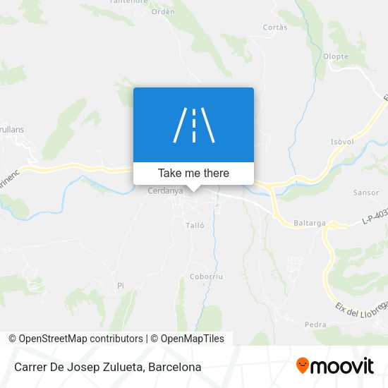 Carrer De Josep Zulueta map