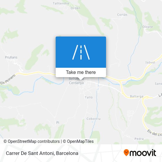 Carrer De Sant Antoni map