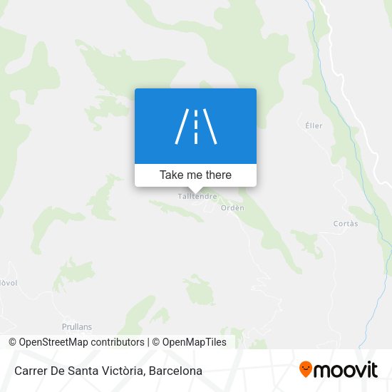 Carrer De Santa Victòria map
