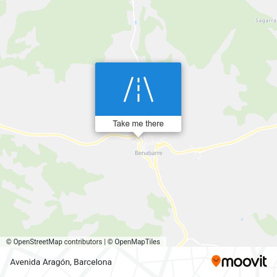 Avenida Aragón map