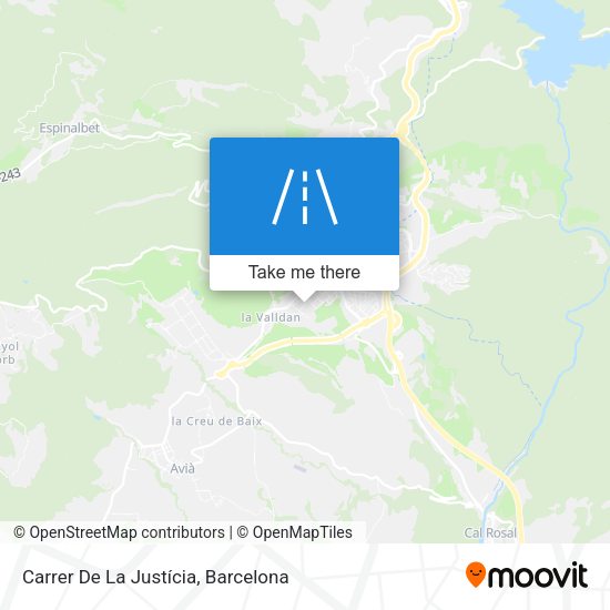 Carrer De La Justícia map