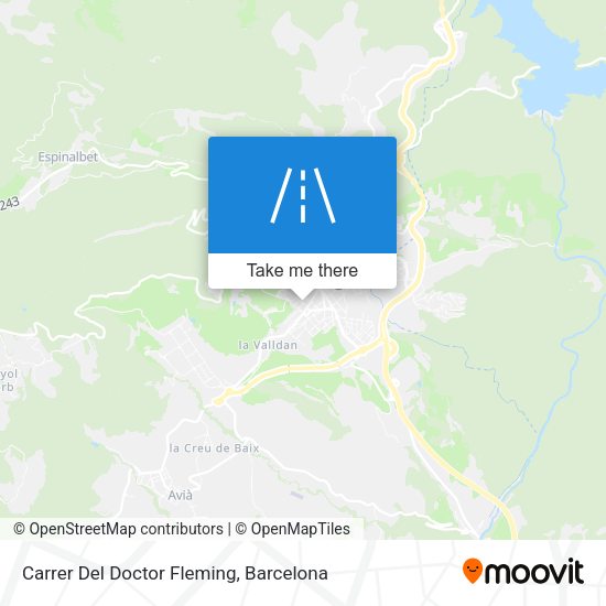 Carrer Del Doctor Fleming map