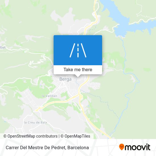 Carrer Del Mestre De Pedret map