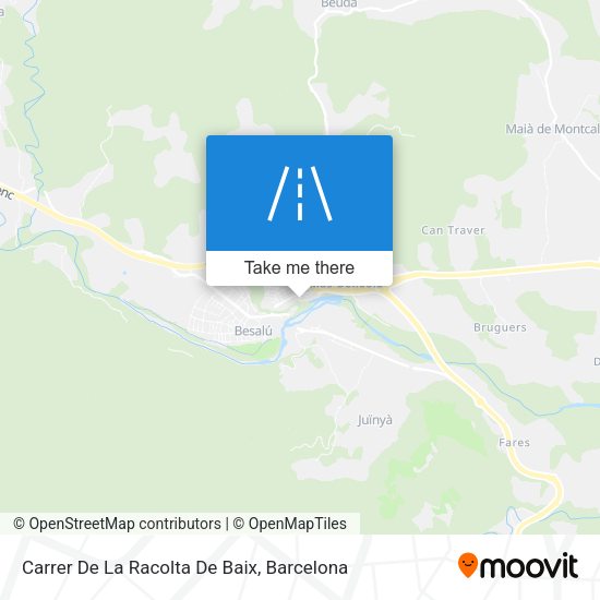 Carrer De La Racolta De Baix map