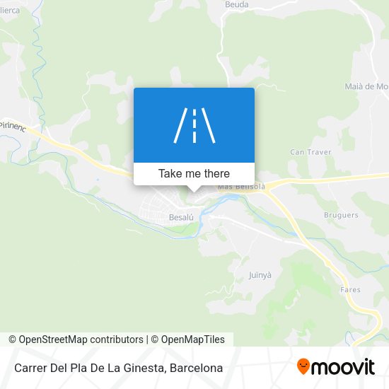 Carrer Del Pla De La Ginesta map