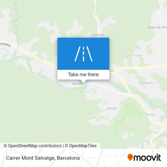 Carrer Mont Salvatge map