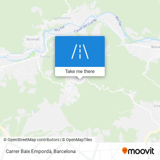 Carrer Baix Empordà map