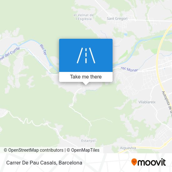 Carrer De Pau Casals map