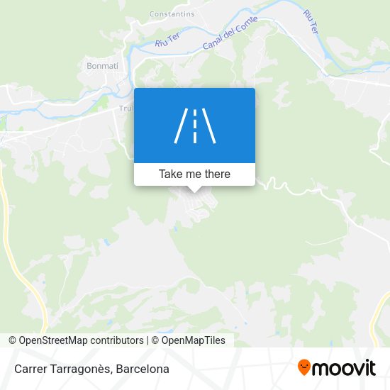Carrer Tarragonès map