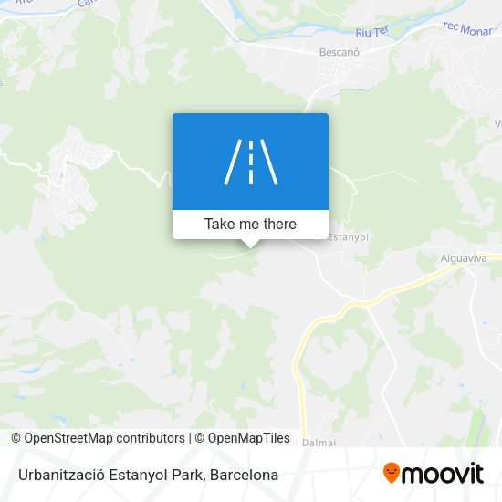 Urbanització Estanyol Park map