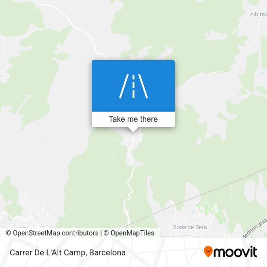 Carrer De L'Alt Camp map