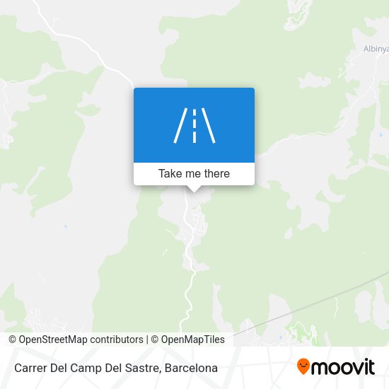 Carrer Del Camp Del Sastre map