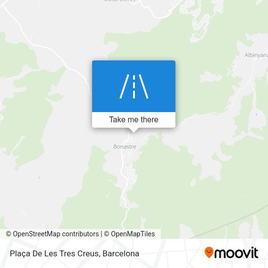 Plaça De Les Tres Creus map