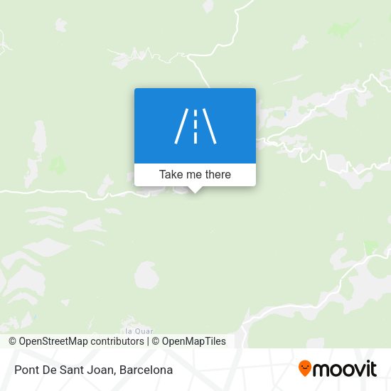 Pont De Sant Joan map