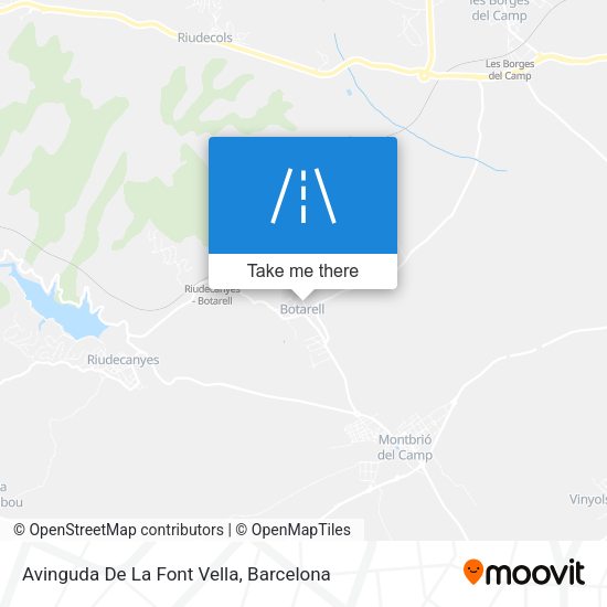 Avinguda De La Font Vella map