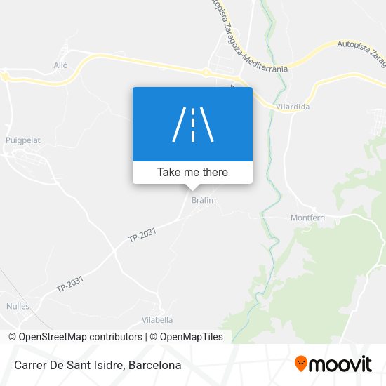 Carrer De Sant Isidre map