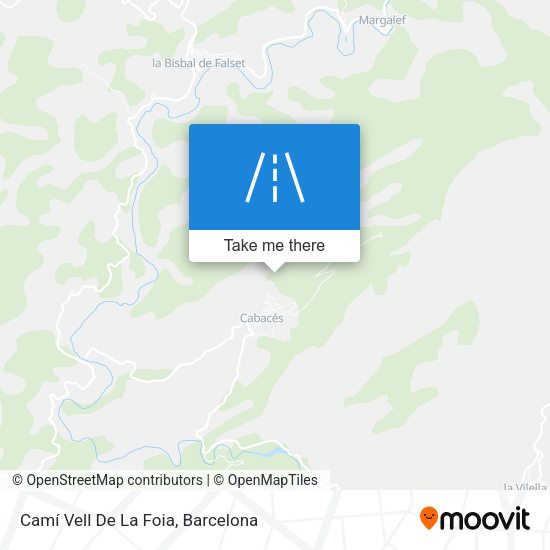 Camí Vell De La Foia map