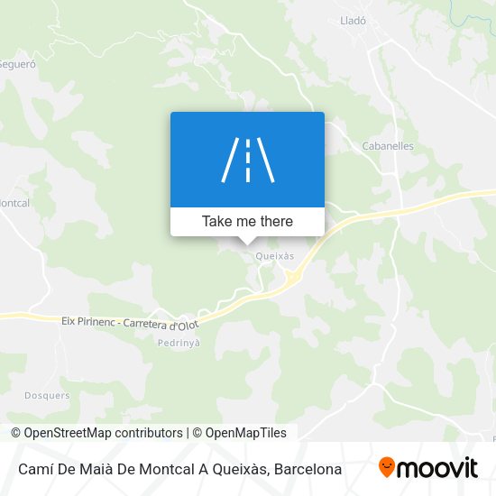 Camí De Maià De Montcal A Queixàs map