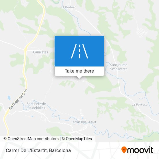 Carrer De L'Estartit map