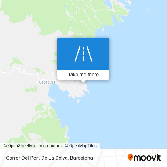 Carrer Del Port De La Selva map
