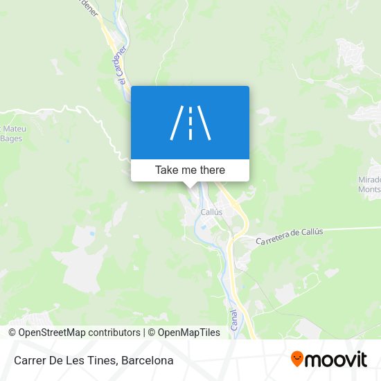 Carrer De Les Tines map