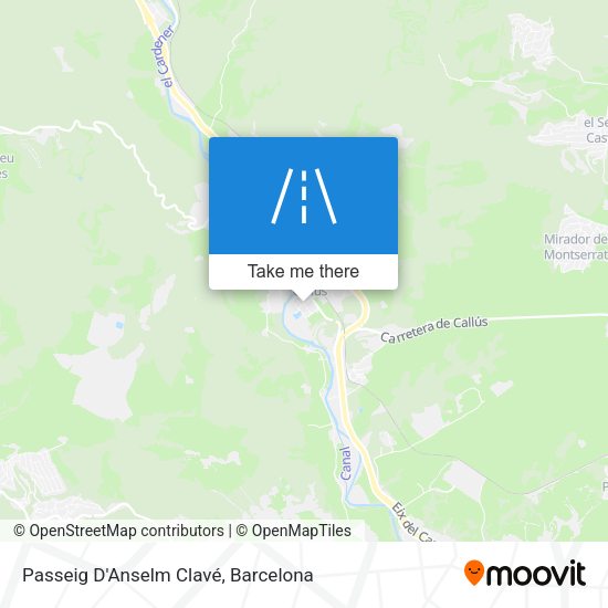 Passeig D'Anselm Clavé map