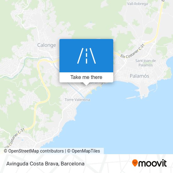 Avinguda Costa Brava map