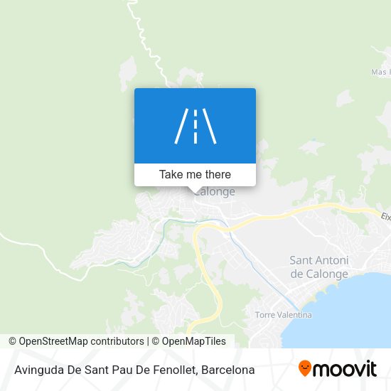 Avinguda De Sant Pau De Fenollet map